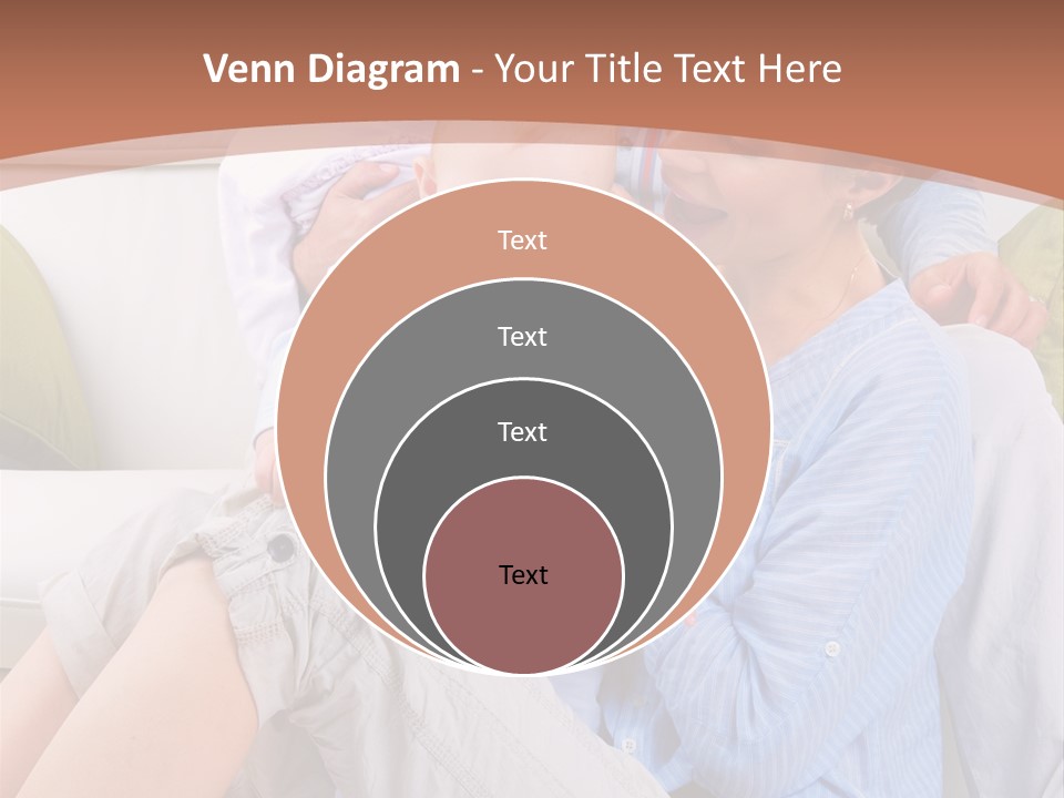 Interior Smile Caucasian PowerPoint Template