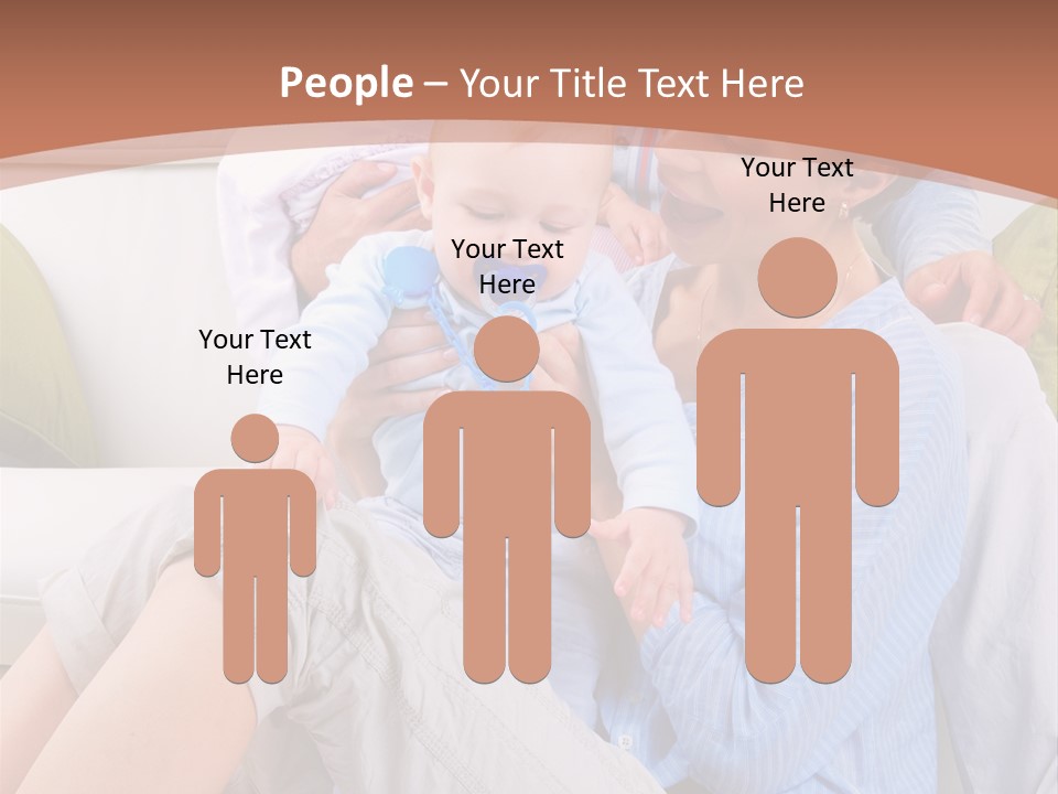 Interior Smile Caucasian PowerPoint Template