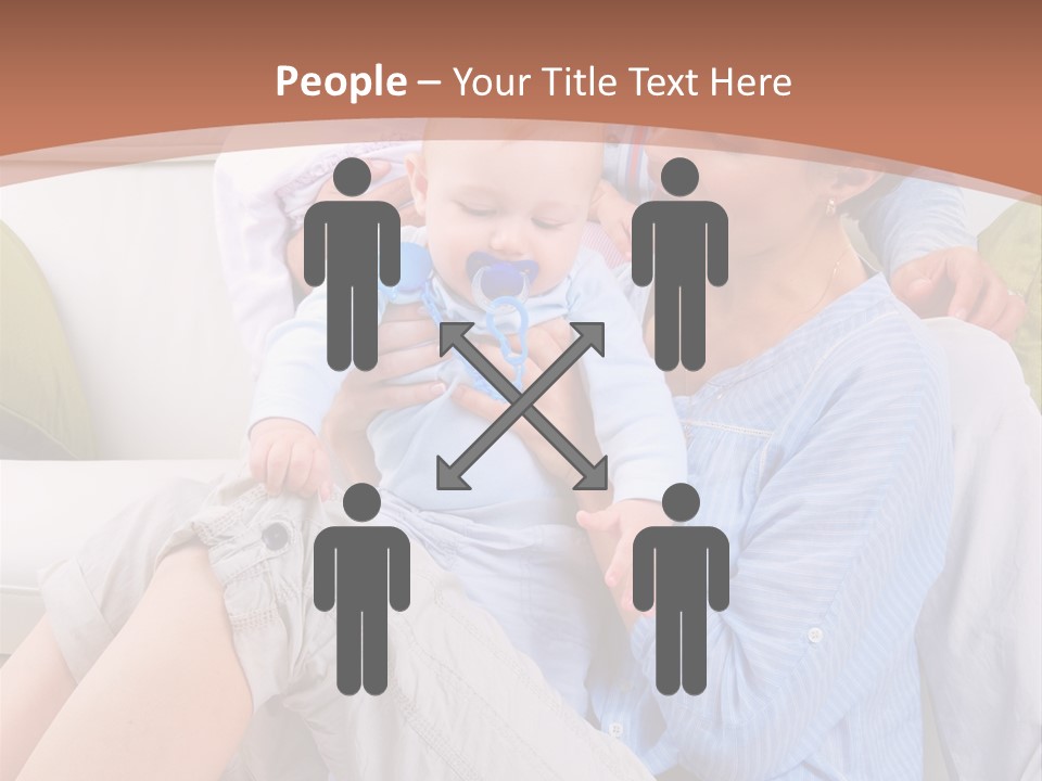 Interior Smile Caucasian PowerPoint Template