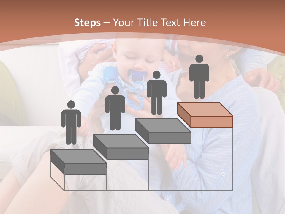 Interior Smile Caucasian PowerPoint Template