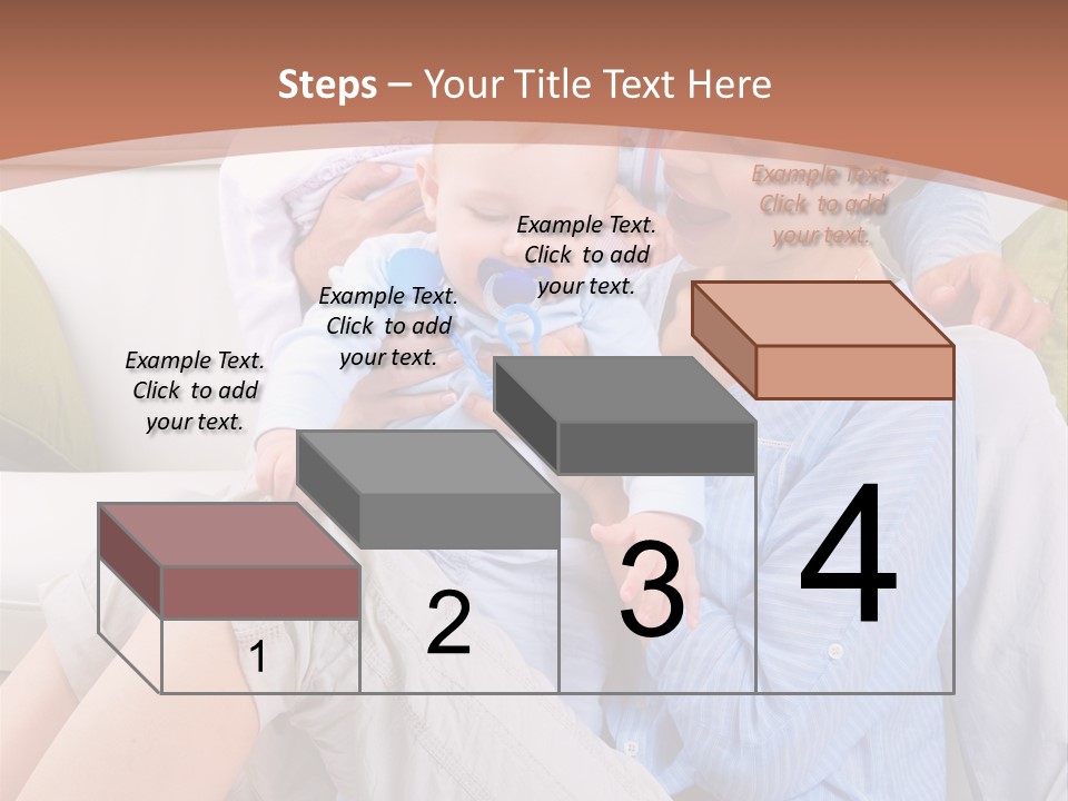 Interior Smile Caucasian PowerPoint Template