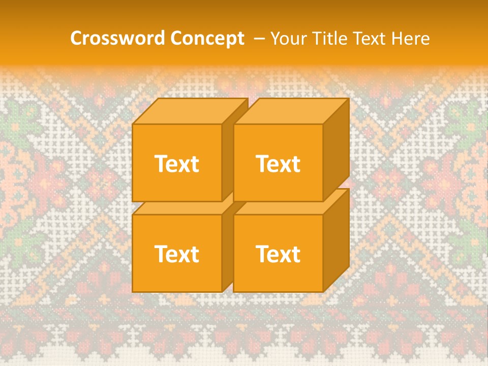 Ornament Material Leaf PowerPoint Template