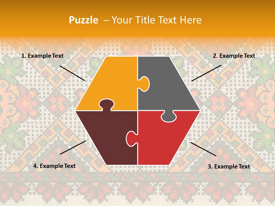 Ornament Material Leaf PowerPoint Template