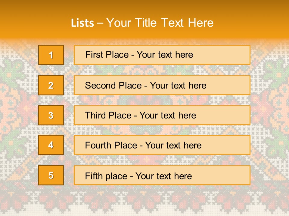Ornament Material Leaf PowerPoint Template