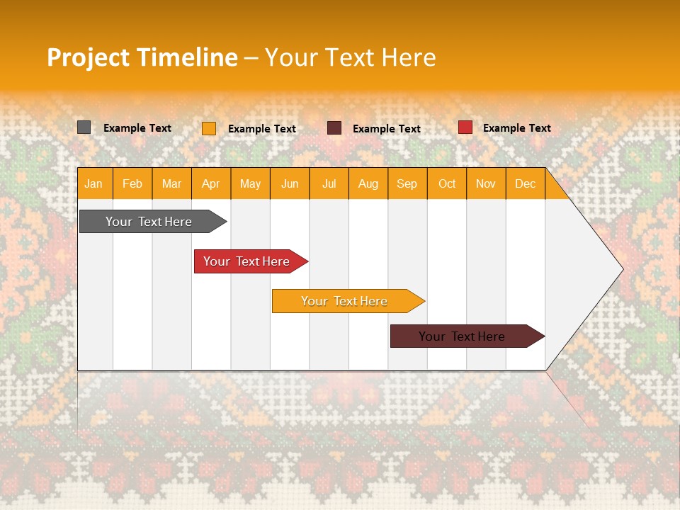 Ornament Material Leaf PowerPoint Template