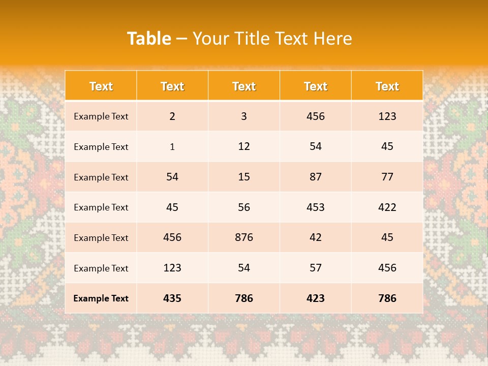 Ornament Material Leaf PowerPoint Template