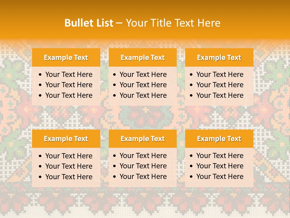 Ornament Material Leaf PowerPoint Template