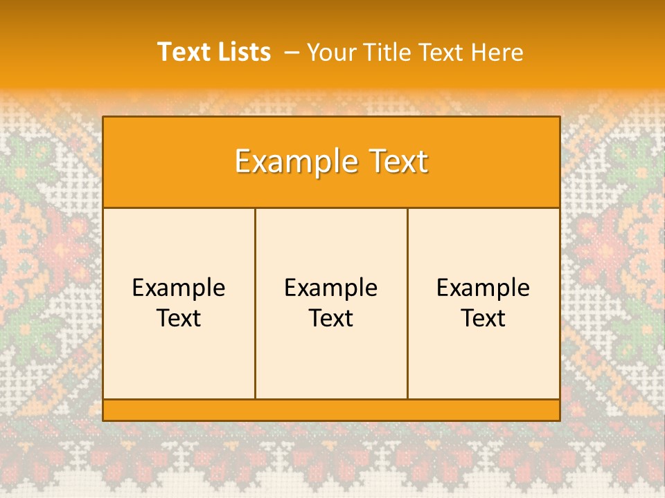 Ornament Material Leaf PowerPoint Template