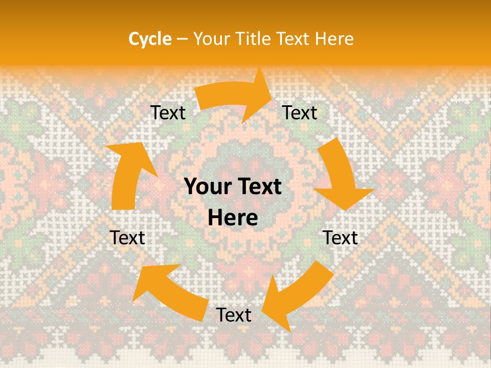 Ornament Material Leaf PowerPoint Template