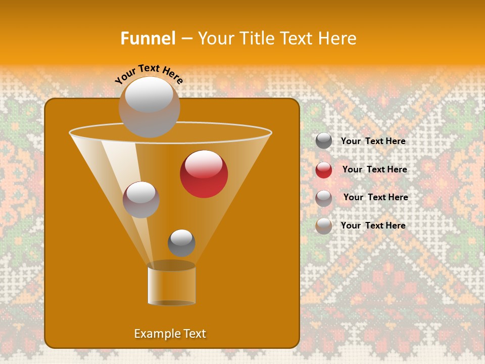 Ornament Material Leaf PowerPoint Template