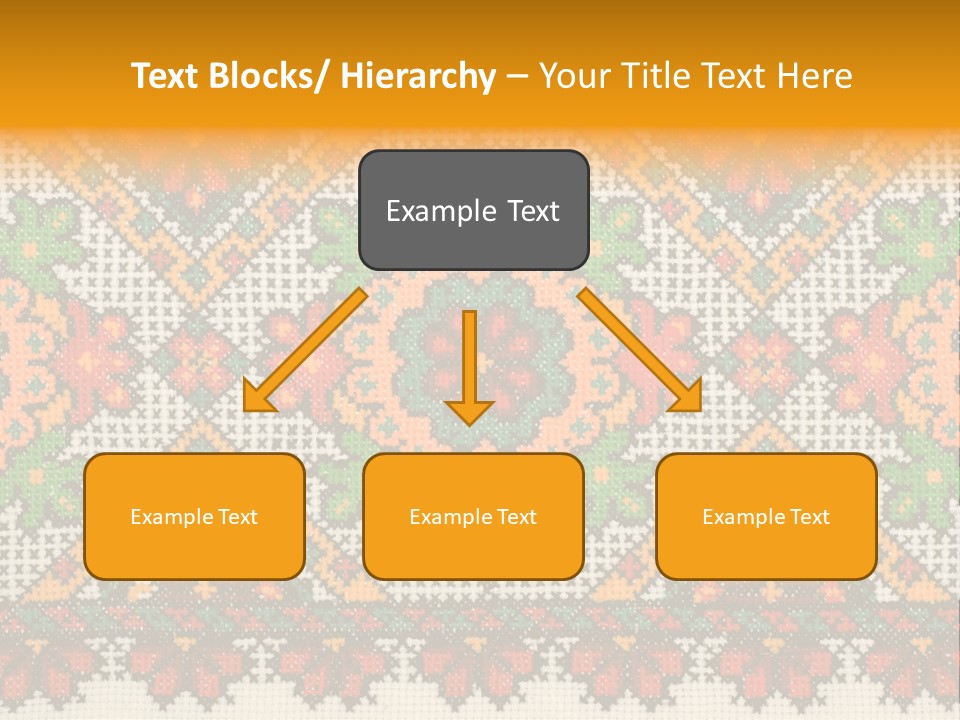 Ornament Material Leaf PowerPoint Template