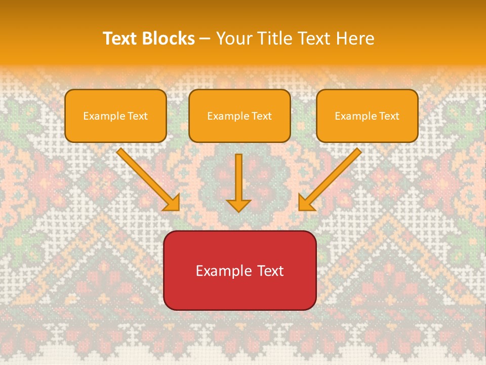 Ornament Material Leaf PowerPoint Template