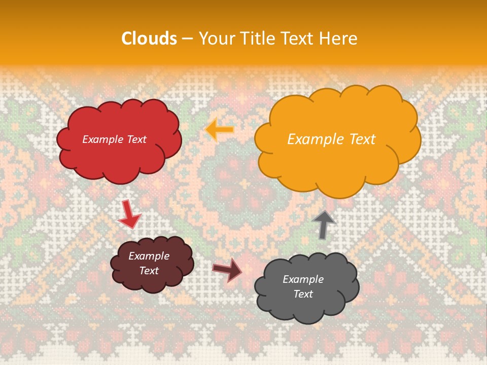Ornament Material Leaf PowerPoint Template
