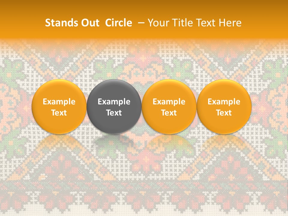 Ornament Material Leaf PowerPoint Template