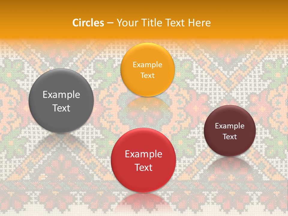 Ornament Material Leaf PowerPoint Template