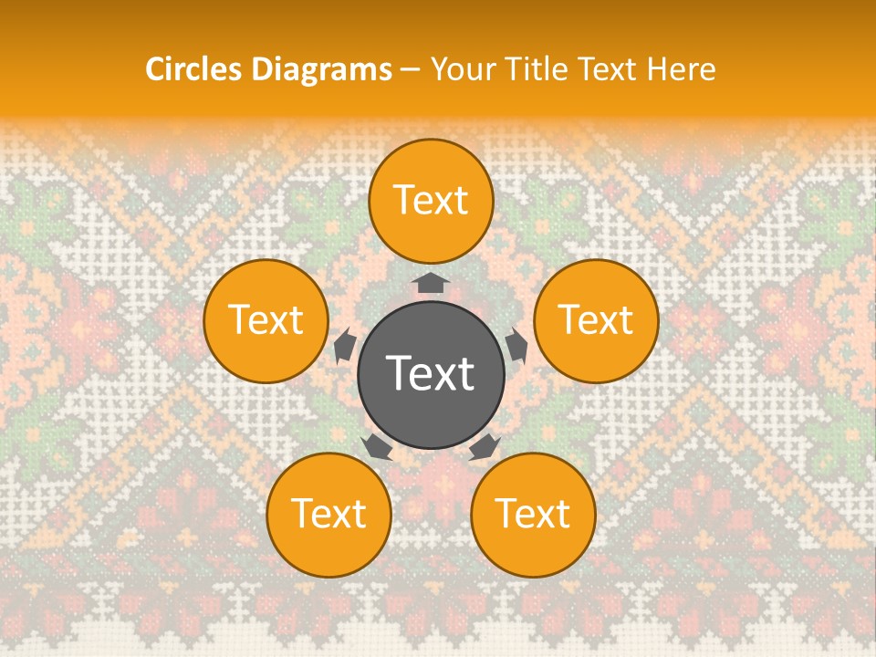 Ornament Material Leaf PowerPoint Template