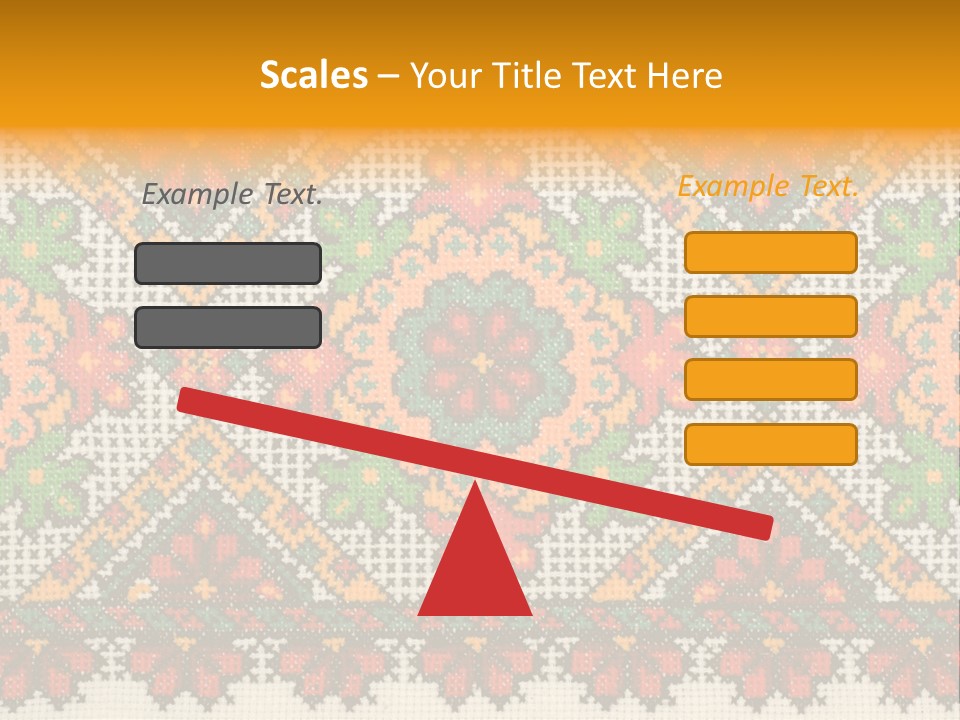 Ornament Material Leaf PowerPoint Template