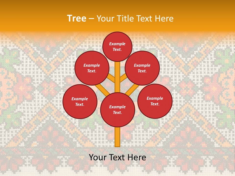 Ornament Material Leaf PowerPoint Template