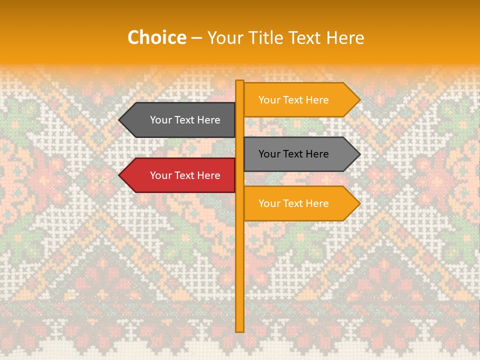 Ornament Material Leaf PowerPoint Template