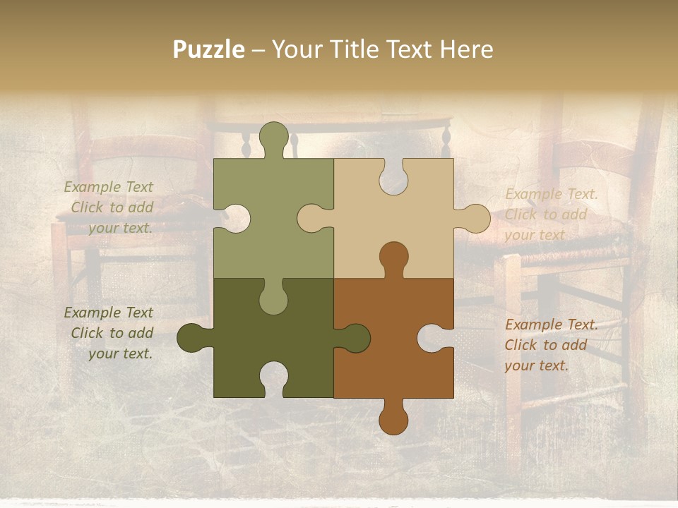 Cafe Artwork Home PowerPoint Template