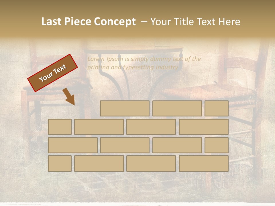Cafe Artwork Home PowerPoint Template