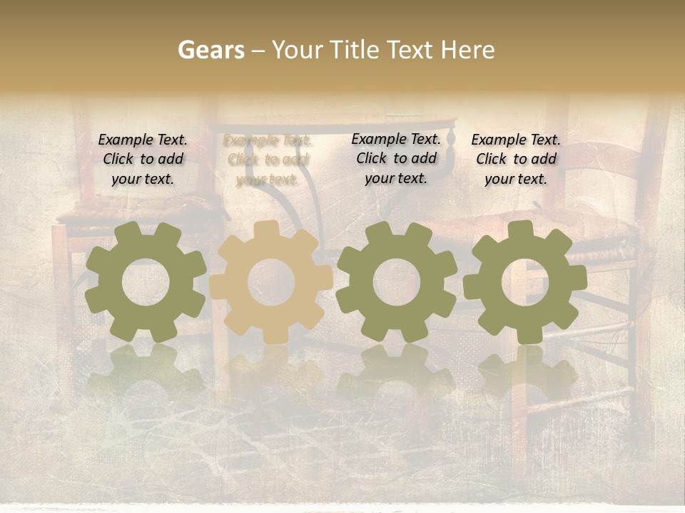 Cafe Artwork Home PowerPoint Template