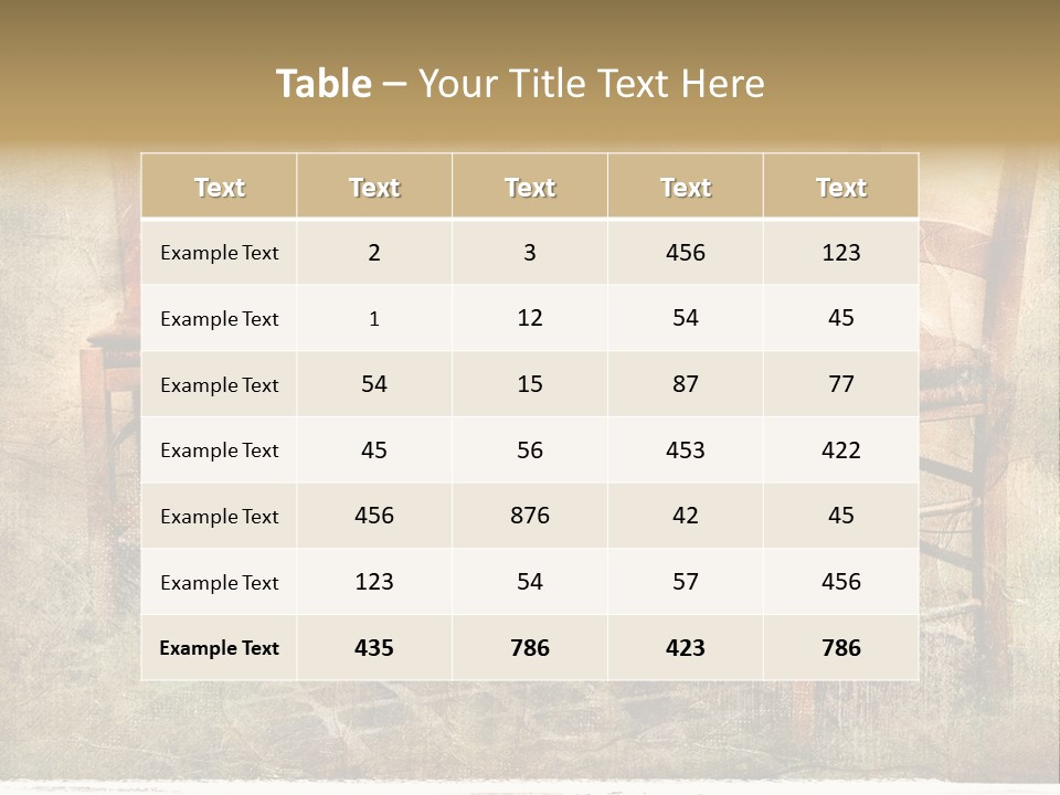 Cafe Artwork Home PowerPoint Template