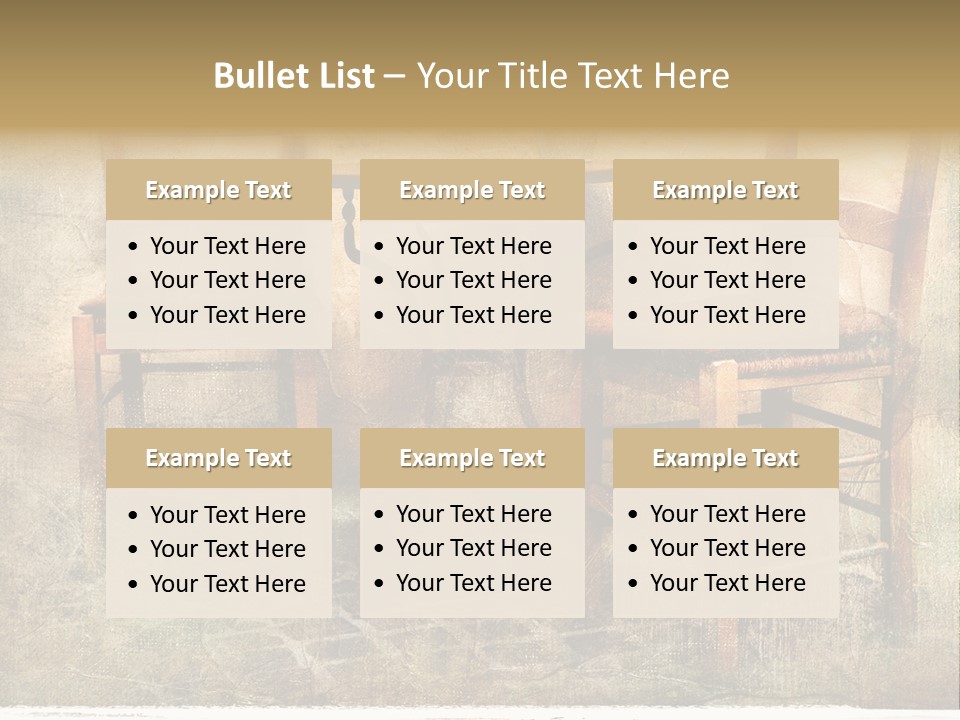 Cafe Artwork Home PowerPoint Template