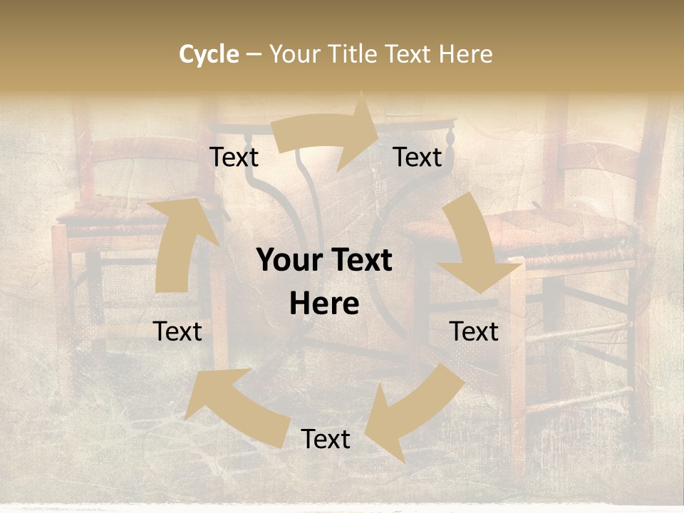 Cafe Artwork Home PowerPoint Template