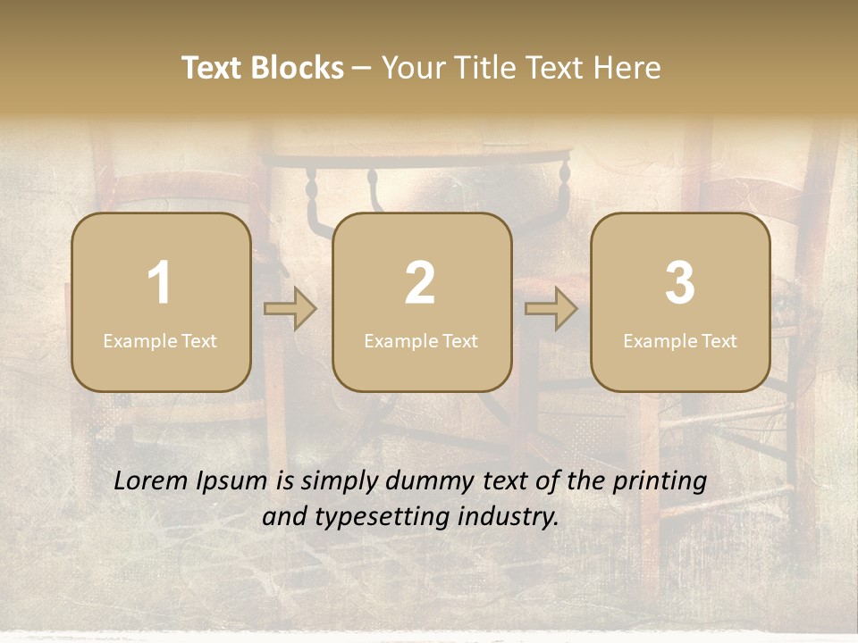 Cafe Artwork Home PowerPoint Template