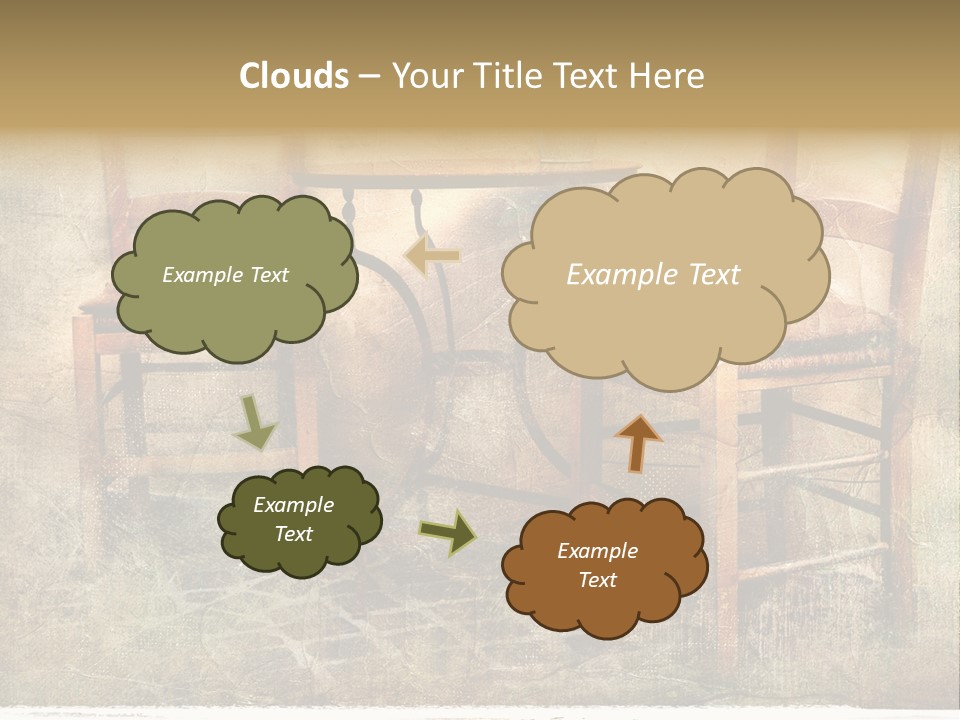 Cafe Artwork Home PowerPoint Template