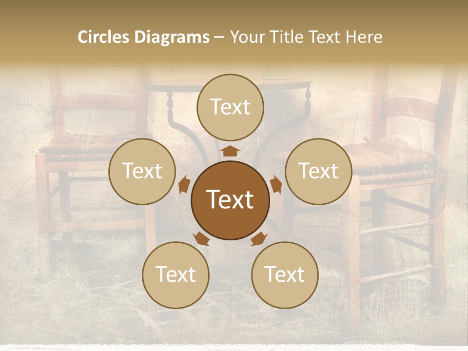 Cafe Artwork Home PowerPoint Template