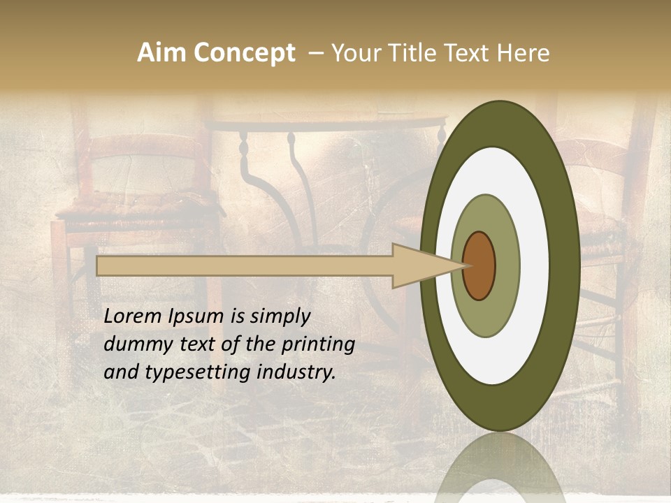 Cafe Artwork Home PowerPoint Template