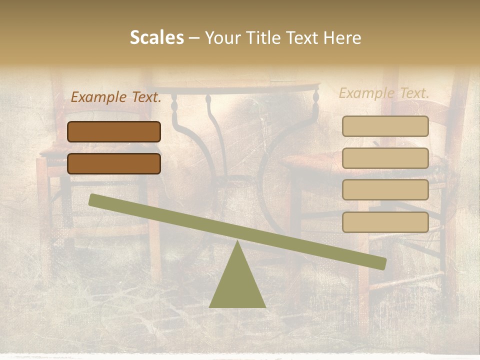 Cafe Artwork Home PowerPoint Template