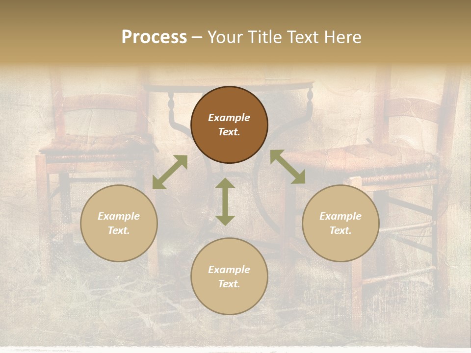 Cafe Artwork Home PowerPoint Template