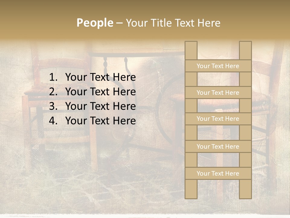Cafe Artwork Home PowerPoint Template