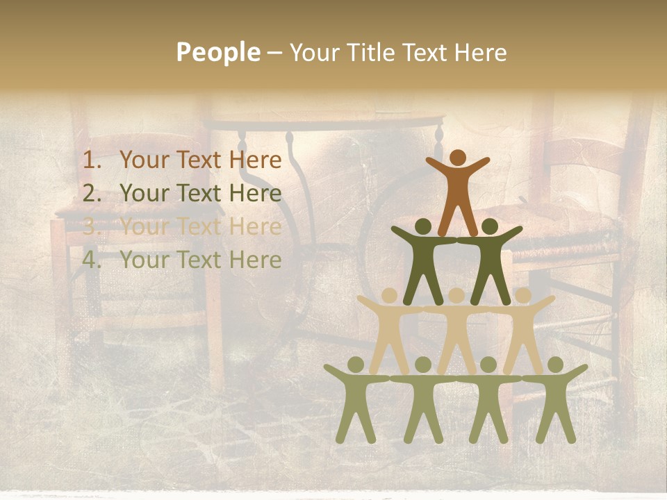 Cafe Artwork Home PowerPoint Template