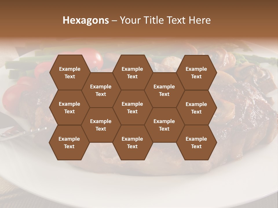 Dinner Mushrooms Broiled PowerPoint Template