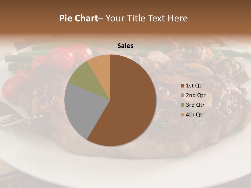Dinner Mushrooms Broiled PowerPoint Template