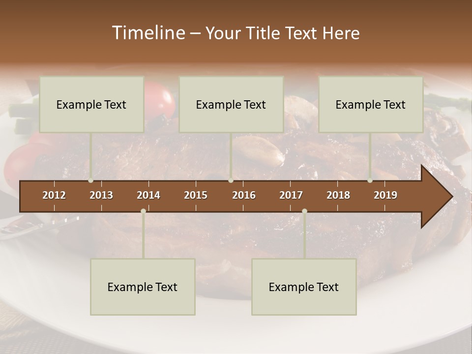 Dinner Mushrooms Broiled PowerPoint Template