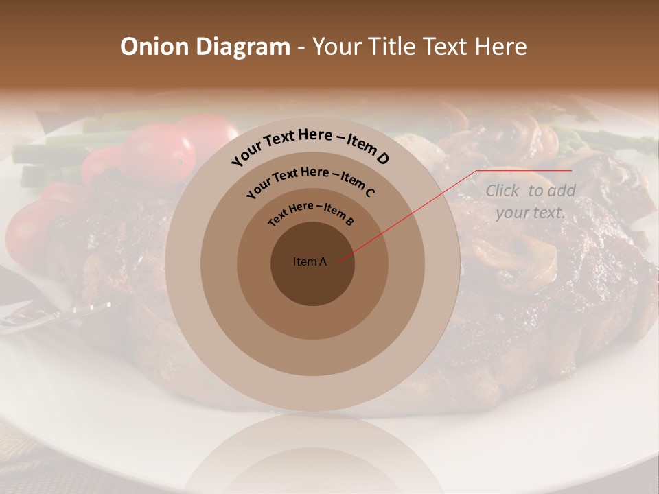 Dinner Mushrooms Broiled PowerPoint Template