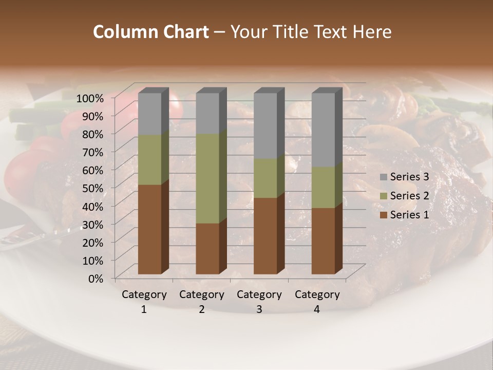 Dinner Mushrooms Broiled PowerPoint Template