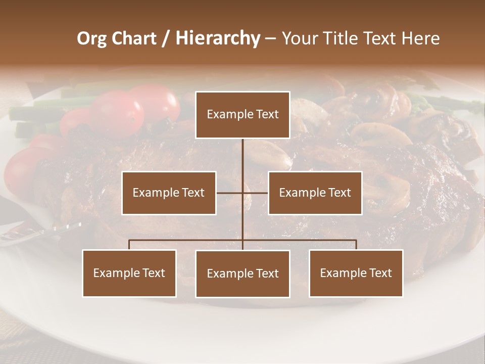 Dinner Mushrooms Broiled PowerPoint Template