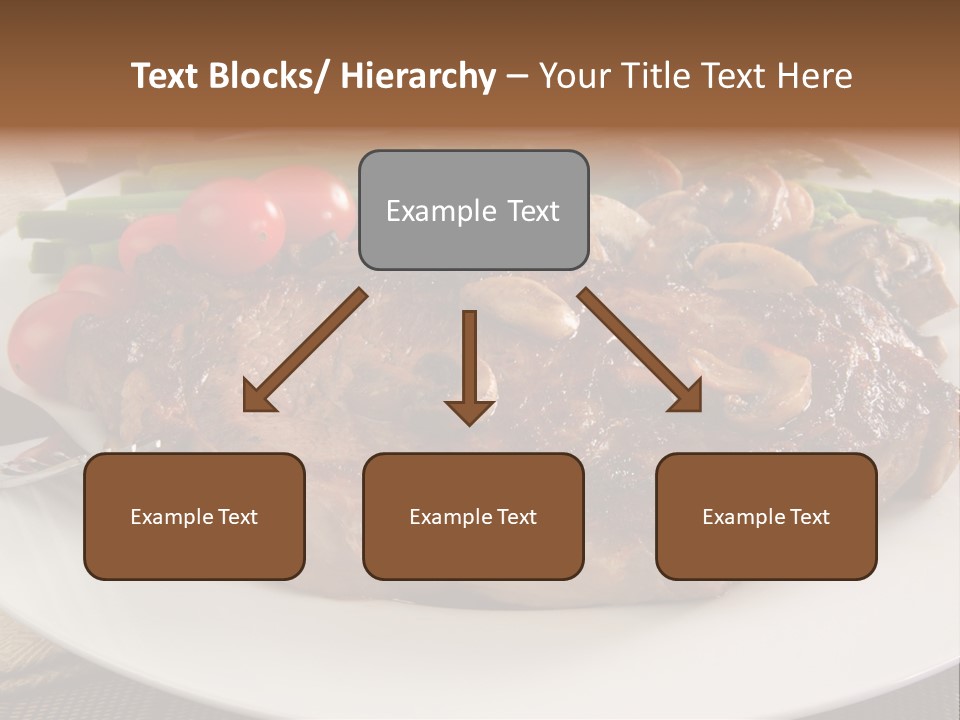 Dinner Mushrooms Broiled PowerPoint Template