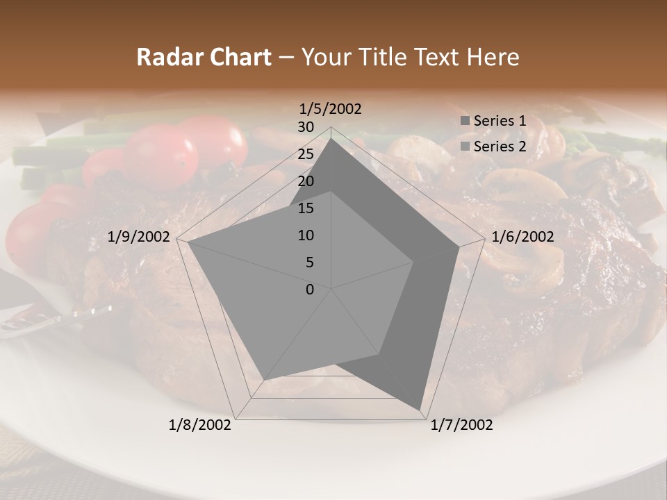 Dinner Mushrooms Broiled PowerPoint Template