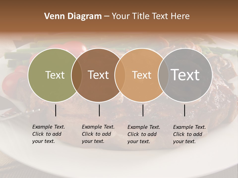 Dinner Mushrooms Broiled PowerPoint Template