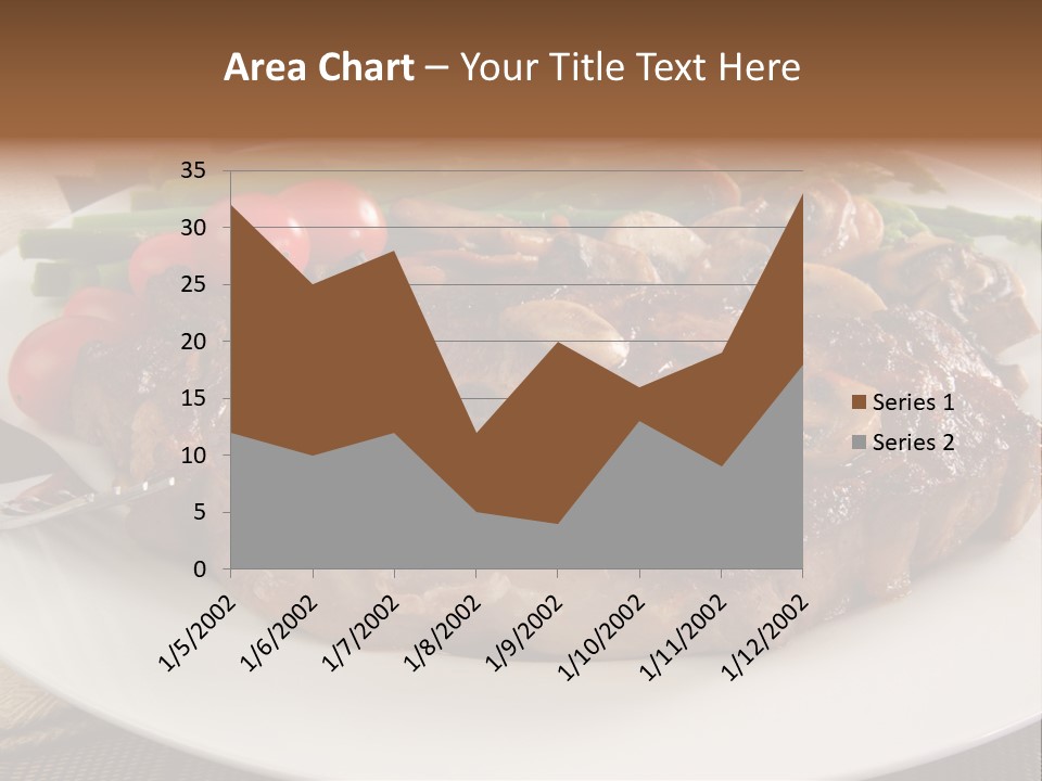 Dinner Mushrooms Broiled PowerPoint Template