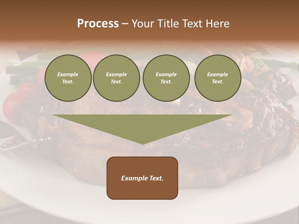 Dinner Mushrooms Broiled PowerPoint Template