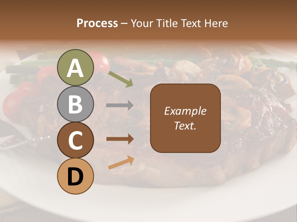 Dinner Mushrooms Broiled PowerPoint Template