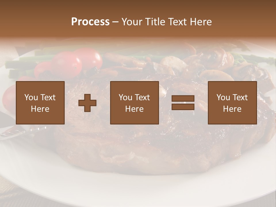 Dinner Mushrooms Broiled PowerPoint Template